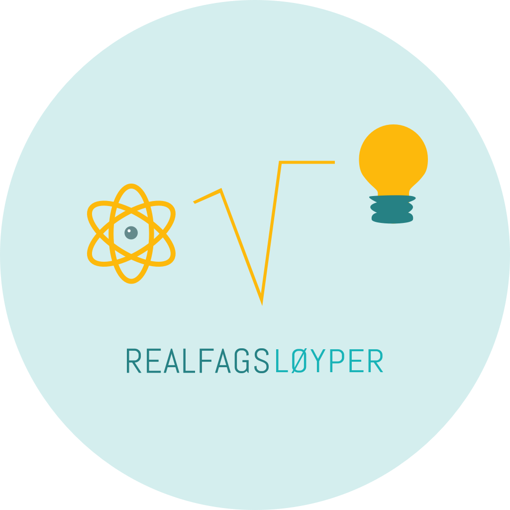 Rund logo for Realfagsløyper